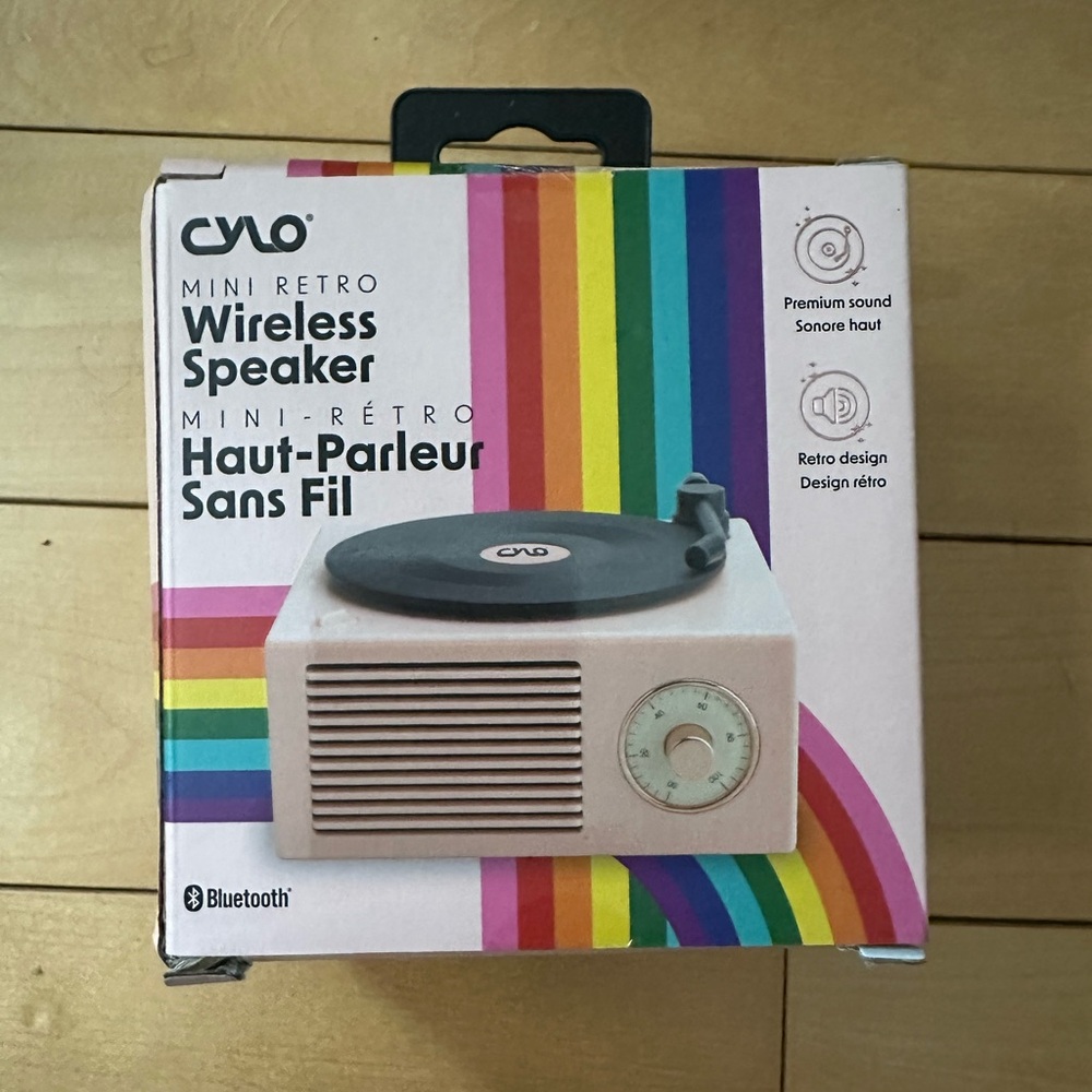 Mini Retro Wireless Speaker - Pink